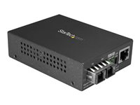 StarTech.com Gigabit Ethernet till SC Fibermediaomvandlare - 1000Base-SX - Multiläge 550 m - fibermediekonverterare - 10Mb LAN, 100Mb LAN, 1GbE MCMGBSCMM055