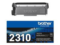 Brother TN2310 - svart - original - tonerkassett TN2310