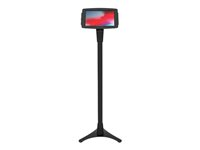 Compulocks iPad 10.2" Space Enclosure Portable Floor Stand kiosk - Antistöld - för surfplatta - svart 147B102IPDSB
