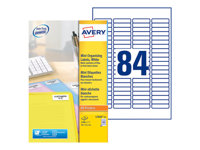 Avery - etiketter - 2100 etikett (er) - 46 x 11.1 mm L7656-25