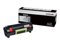 Lexmark 600XA - Extra lång livslängd - svart - original - tonerkassett - LCCP 60F0XA0