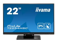 iiyama ProLite T2254MSC-B1AG - LED-skärm - Full HD (1080p) - 22" T2254MSC-B1AG