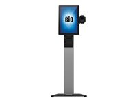 Elo Wallaby Self-Service Floor Base - ställ - för butiksterminal - svart/silver E797162