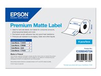 Epson Premium - matrisskurna etiketter - matt - 3200 etikett (er) - 102 x 152 mm C33S045724