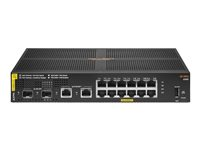 HPE Aruba 6100 12G Class4 PoE 2G/2SFP+ 139W Switch - switch - 16 portar - Administrerad - rackmonterbar JL679A#ACE