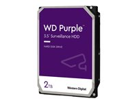 WD Purple WD20PURZ - hårddisk - 2 TB - SATA 6Gb/s WD20PURZ