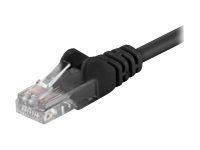 MicroConnect nätverkskabel - 30 m - svart UTP530S