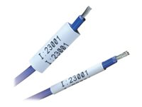 Brady PermaSleeve Wire Marker Sleeves B-345 - fodral - matt - 100 etikett (er) - 50.8 x 61.8 mm 2HT-1500-2-WT-S