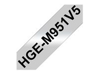Brother HGE-M951V5 - bandlaminat - 5 kassett(er) - Rulle ( 2,4 cm x 8 m) HGEM951V5