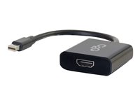 C2G Mini DisplayPort to HDMI Active Adapter Converter 4K UHD - Black - videokort - DisplayPort / HDMI 84307