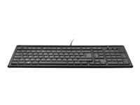 Kensington SlimType - tangentbord - fransk - svart Inmatningsenhet K72357FR