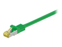 MicroConnect nätverkskabel - 3 m - grön SFTP703G