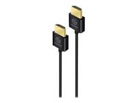 ALOGIC AIR Series Super Slim & Flexible - HDMI-kabel med Ethernet - 2 m HDAS-V202