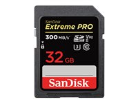 SanDisk Extreme Pro - flash-minneskort - 32 GB - SDHC UHS-II SDSDXDK-032G-GN4IN