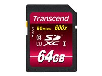 Transcend Ultimate - flash-minneskort - 64 GB - SDXC UHS-I TS64GSDXC10U1