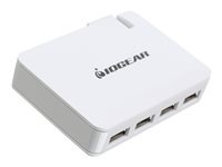 GearPower QuadSmart USB Wall Charger strömadapter - USB GPAW4U4