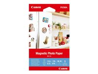 Canon Magnetic Photo Paper MG-101 - magnetiskt fotopapper - blank - 5 ark - 100 x 150 mm - 670 g/m² 3634C002