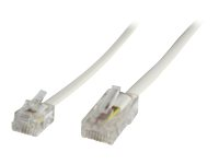 MicroConnect nätverkskabel - 3 m - vit MPK453