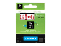 DYMO D1 - tejp - blank - 1 kassett(er) - Rulle (0,9 cm x 7 m) S0720700