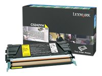 Lexmark - Lång livslängd - gul - original - tonerkassett C5242YH