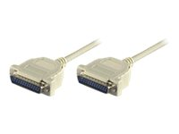 MicroConnect - parallell kabel - DB-25 till DB-25 - 2 m PRIGG2I