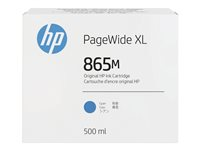 HP 865M - cyan - original - PageWide XL - bläckpatron 3ED89A