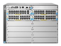 HPE Aruba 5412R-92G-PoE+/2SFP+ (No PSU) v2 zl2 - switch - 92 portar - Administrerad - rackmonterbar J9825A