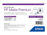 Epson Premium - matrisskurna etiketter - matt - 9240 etikett (er) - 102 x 51 mm 7113417