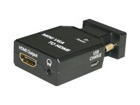 MicroConnect Mini VGA to HDMI Converter - videokonverterare MC-CONMVGAHM