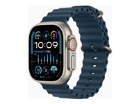 Apple Watch Ultra 2 - titan - smart klocka med Ocean-band - blå - 64 GB MREG3DH/A