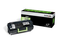 Lexmark 522H - Lång livslängd - svart - original - tonerkassett - LCCP, LRP 52D2H00