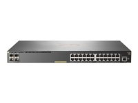 HPE Aruba 2930F 24G PoE+ 4SFP+ TAA - switch - 24 portar - Administrerad - rackmonterbar - TAA-kompatibel JL263A