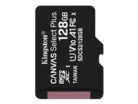 Kingston Canvas Select Plus - flash-minneskort - 128 GB - mikroSDXC UHS-I SDCS2/128GBSP