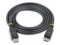 StarTech.com DisplayPort 1.2-kabel med lås – certifierad, 3 m - DisplayPort-kabel - 3 m DISPLPORT10L