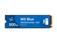 WD Blue SN5000 WDS500G4B0E - SSD - 500 GB - PCIe 4.0 x4 (NVMe) WDS500G4B0E