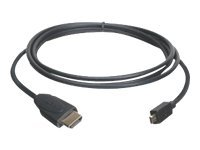 IOGEAR High Speed Micro HDMI Cable with Ethernet - HDMI-kabel med Ethernet - 2 m GHDC3402