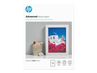 HP Advanced Glossy Photo Paper - fotopapper - blank - 25 ark - 130 x 180 mm Q8696A