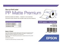 Epson Premium - matrisskurna etiketter - matt - 6280 etikett (er) - 102 x 76 mm 7113418