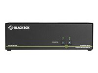 Black Box SECURE NIAP - Dual-Head - omkopplare för tangentbord/video/mus/ljud - 2 portar - TAA-kompatibel SS2P-DH-DP-UCAC