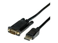 Roline - videoadapterkabel - DisplayPort till HD-15 (VGA) - 2 m 11.04.5972