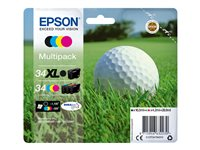 Epson 34 Multipack - 4-pack - svart, gul, cyan, magenta - original - bläckpatron C13T34794010