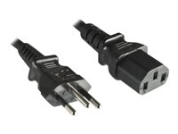 MicroConnect - strömkabel - Typ N till IEC 60320 C13 - 3 m PE010430BRAZIL