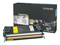 Lexmark - gul - original - tonerkassett C5222YS