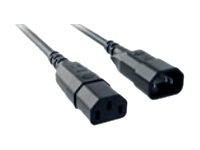 Bachmann - förlängningskabel för ström - IEC 60320 C14 till power IEC 60320 C13 - 75 cm 356.169