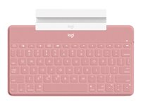 Logitech Keys-To-Go - tangentbord - QWERTY - USA, internationellt - blush Inmatningsenhet 920-010176