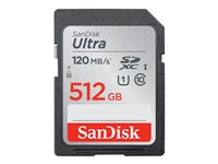 SanDisk Ultra - flash-minneskort - 512 GB - SDXC UHS-I SDSDUN4-512G-GN6IN