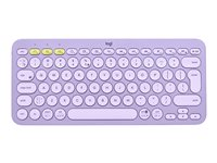 Logitech K380 Multi-Device Bluetooth Keyboard - tangentbord - QWERTY - USA, internationellt - lavender lemonade Inmatningsenhet 920-011166