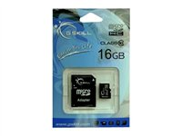 G.Skill - flash-minneskort - 16 GB - microSDHC FF-TSDG16GA-C10