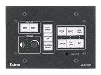 Extron MediaLink MLC 226 IP fjärrkontroll för väggmodul - svart, vit 60-600-02