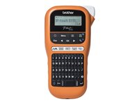 Brother P-Touch PT-E110 - etikettskrivare - svartvit - termisk överföring PTE110G1